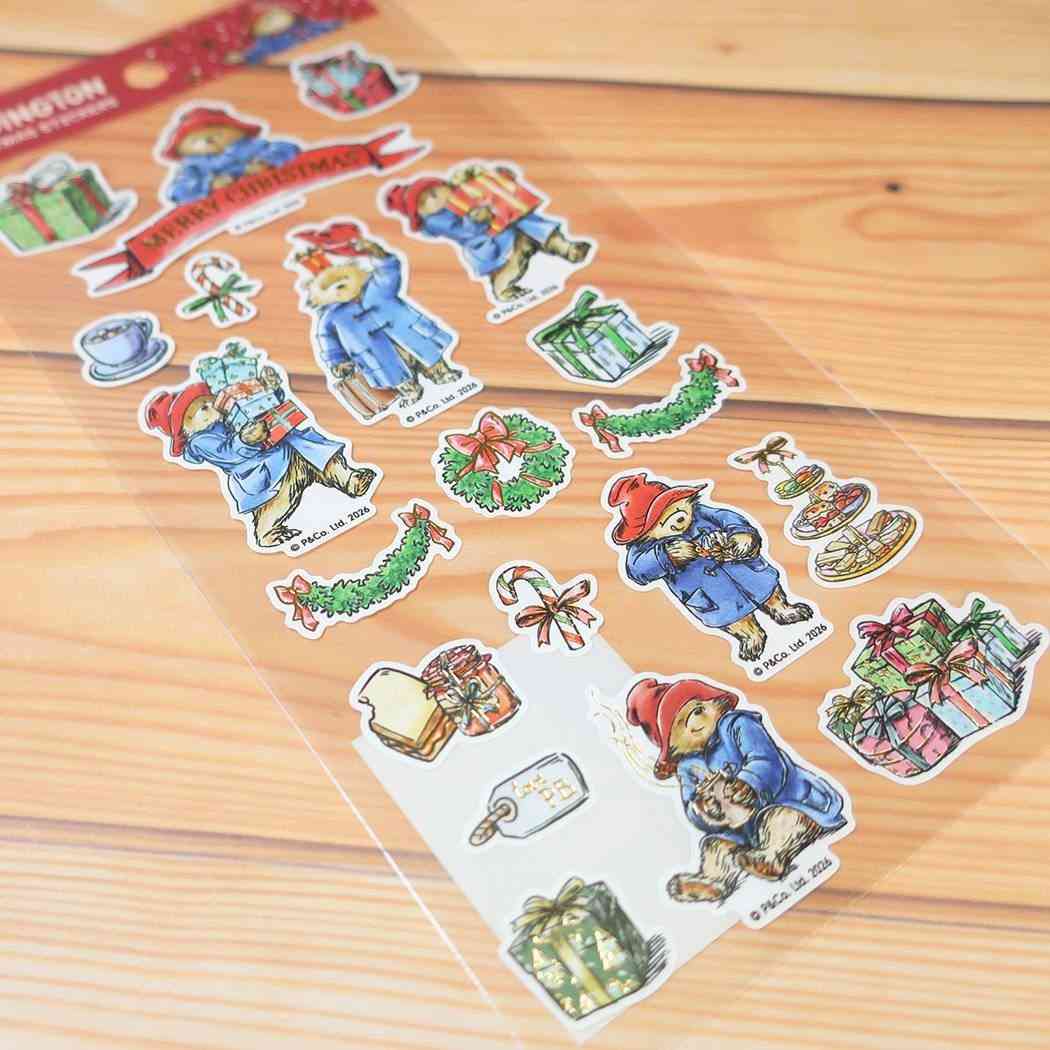 パディントン グリーティングカード クリスマス コットンシール パディントン/プレゼント アクティブコーポレーション
