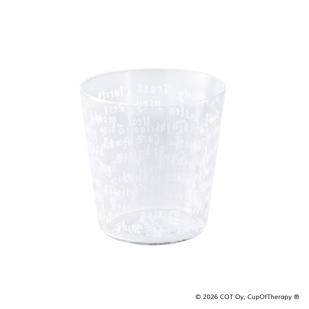 カップオブセラピー ガラスコップ グラス 300ml ワード アイトー