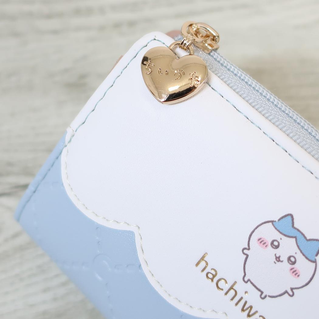 ちいかわ 小銭入れ&キーポーチ Lファスナーコイン&キーケース ハチワレ アルディ 鍵ケース キャラクター グッズ メール便可 シネマコレクション