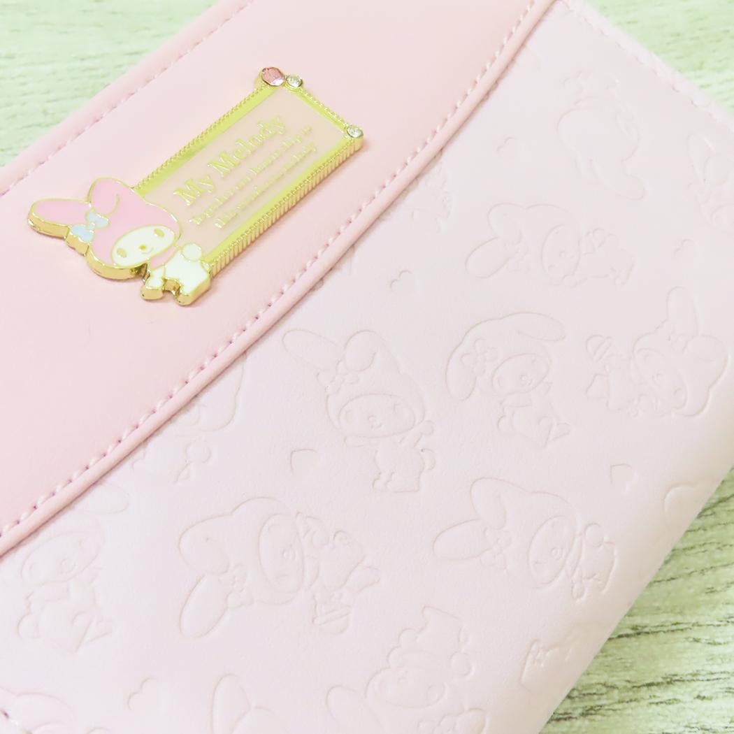 ファスナー財布 ミニウォレット マイメロディ 型押しシリーズ サンリオ アルディ コンパクト財布