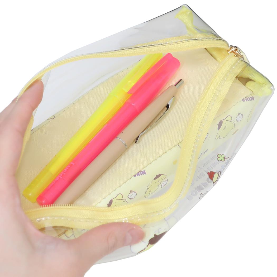 ペンポーチ ペンケース ポムポムプリン 新入学 サンリオ アルディ 筆箱 新学期準備文具