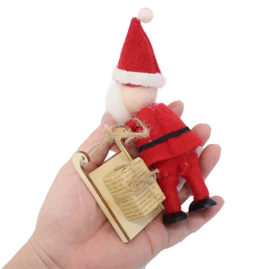 フエルト マスコット サンタスレー クリスマス APJ Xmas かわいい