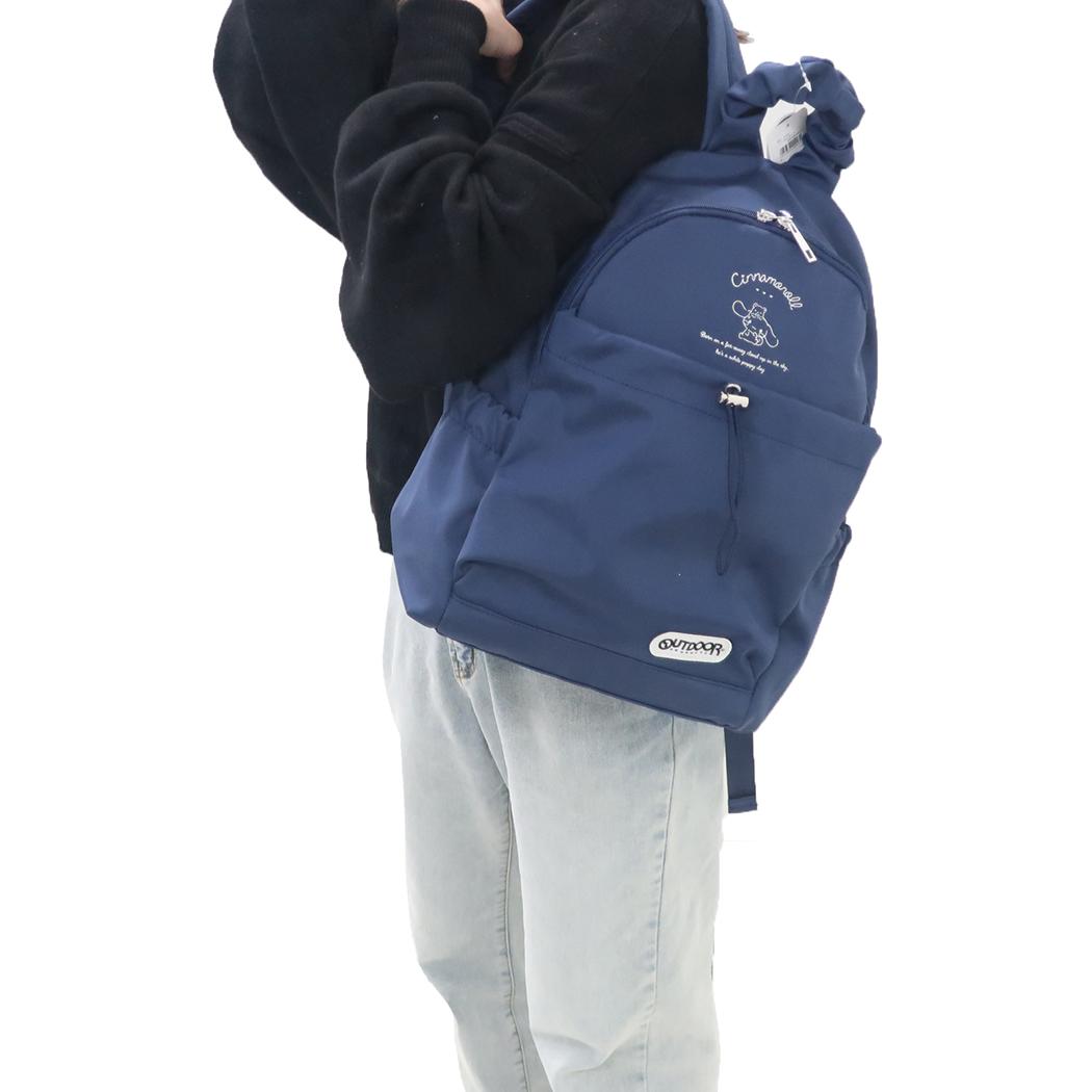 OUTDOOR PRODUCTSxシナモロール リュックサック デイパック 紺 サンリオ Sanrio アートウエルド バックパック キャラクター グッズ シネマコレクション
