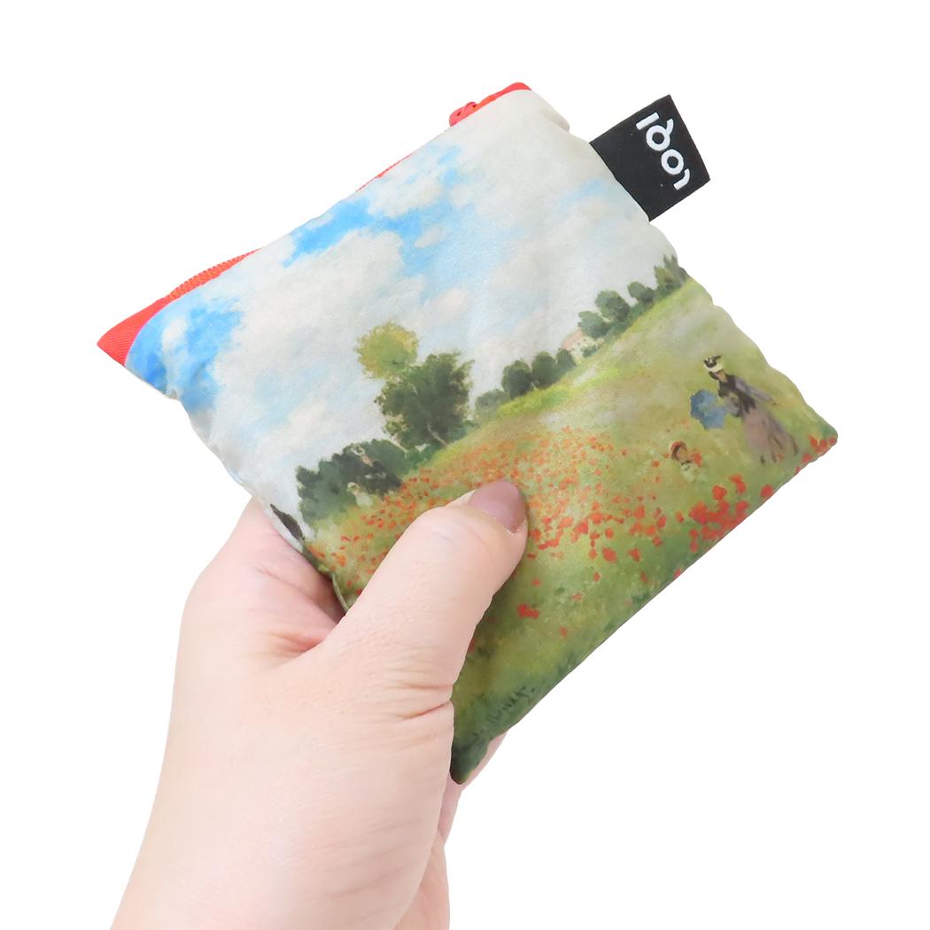 Bag エコバッグ クロード モネ Wild poppies LOQI ローキー エーワイ CLAUDE MONET お買い物バッグ メール便可