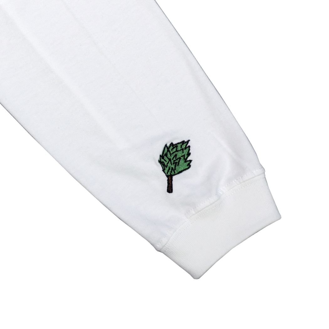 ロングスリーブTシャツ 長袖Tシャツ サ道 白 ベル ロングTシャツ かわいい メール便可