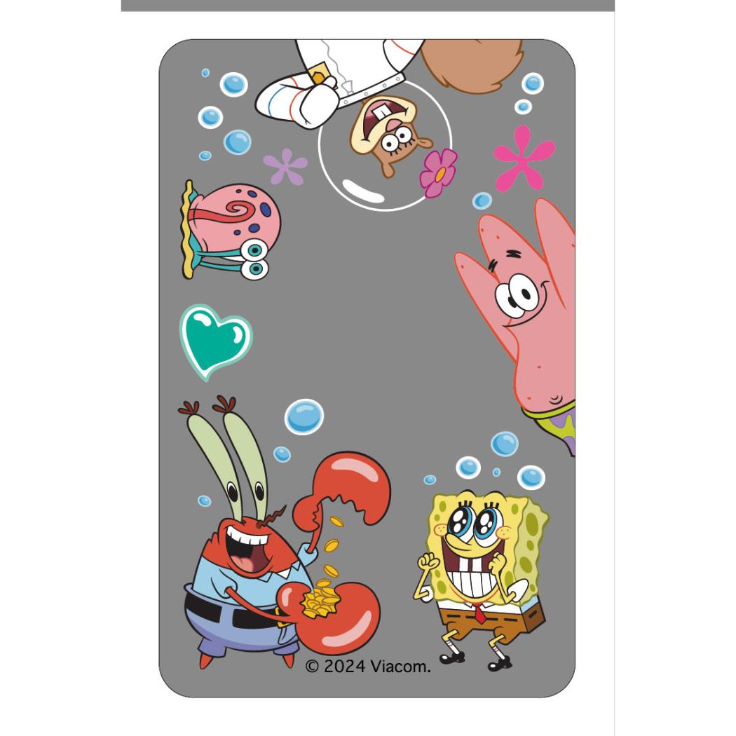 まじかる百貨店クリアカード カード スポンジボブ 水中で仲間たち カルチュア エンタテインメント 絵が動く 変化 メール便可
