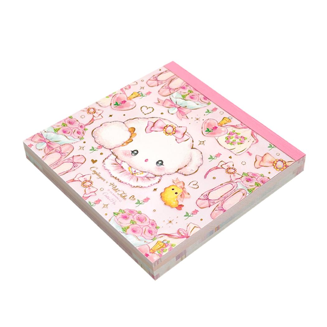 メモパッド メモ帳 サンリオキャラクターズxたけいみき キューティ こぎみゅん サンリオ クローズピン 新学期準備文具 ガーリーイラスト メール便可