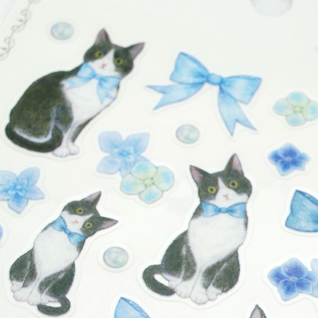 クリアシール シールシート たけいみき mondo タキシードキャット クローズピン 手帳デコ デコレーション かわいい メール便可