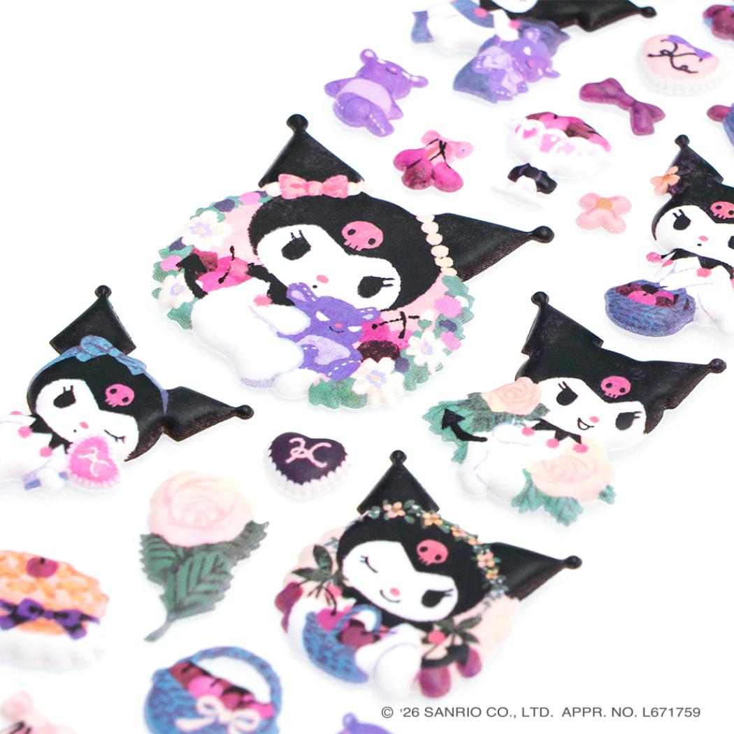 サンリオキャラクターズ x 林朋子 シールシート パフィシール クロミ Sanrio クローズピン