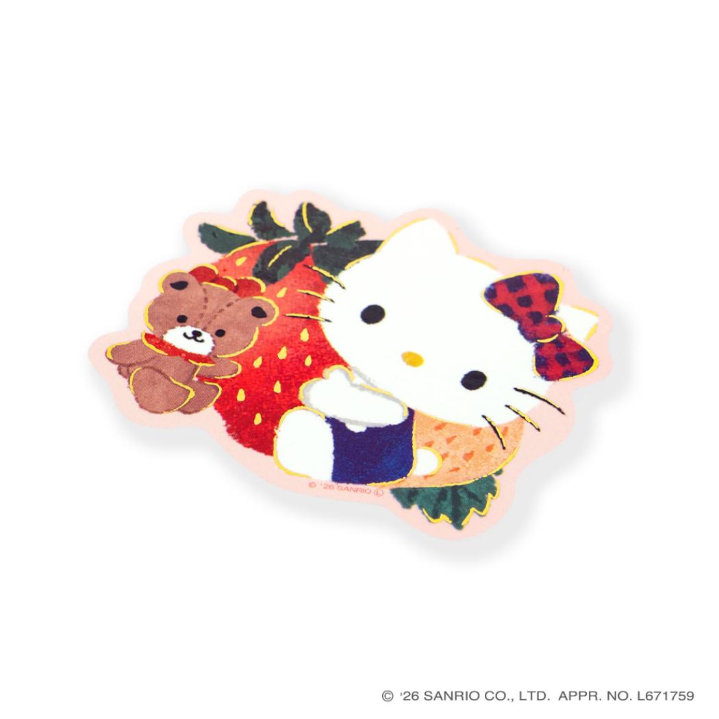 サンリオキャラクターズ x 林朋子 ダイカットシール ステッカー ハローキティ Sanrio クローズピン