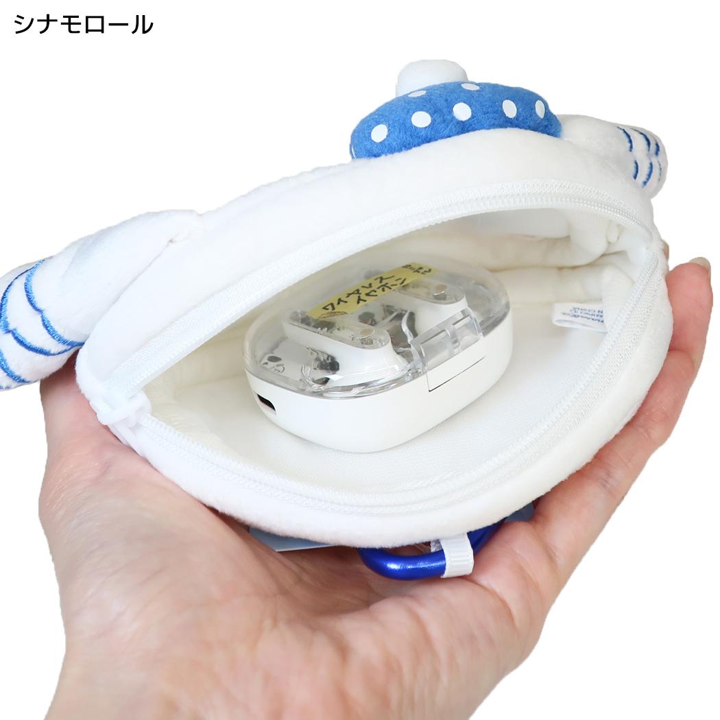 サンリオキャラクターズ ミニポーチ ミニフェイスポーチ ブルーウィンター シナモロール Sanrio 畑山商事