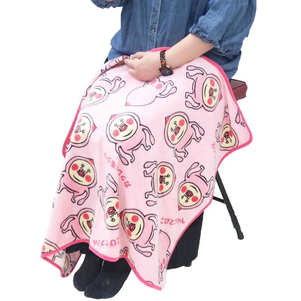 こびとづかん ブランケット フランネル ひざかけ毛布 カクレモモジリ