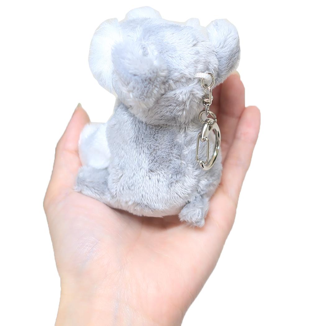 アニマルぬいぐるみキーチェーン マスコット ルーク ミニチュアシュナウザー いぬ ミントイン ミニぬいぐるみ かわいい