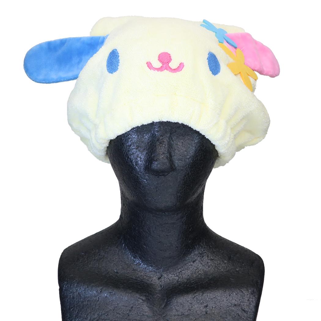 ウサハナ キャップタオル 三角ヘアキャップ サンリオ 畑山商事