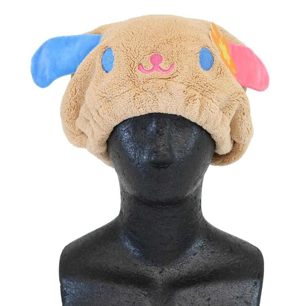 ウサハナ キャップタオル 三角ヘアキャップ 日焼け サンリオ 畑山商事