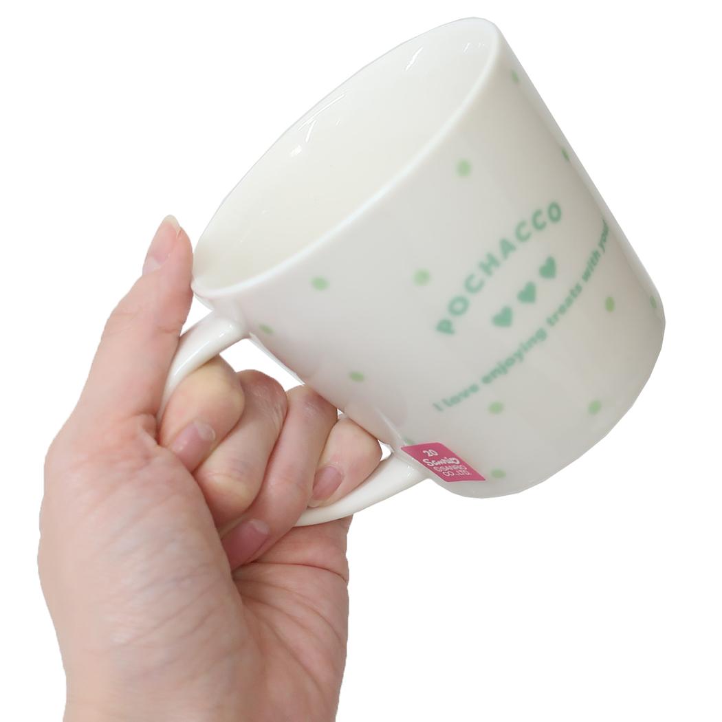 マグM マグカップ ポチャッコ スイーツ&ドット サンリオ 金正陶器 日本製食器