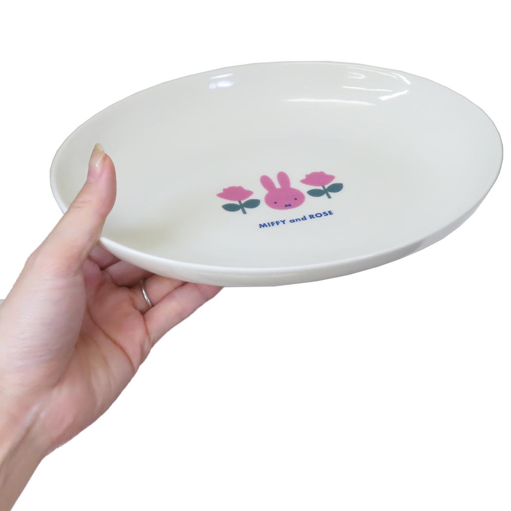 カレー&パスタ皿 大皿 ミッフィー MIFFY&ROSE ピンク ディックブルーナ 金正陶器 プレゼント ギフト かわいい 絵本