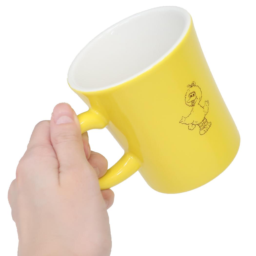 磁器製マグ マグカップ セサミストリート カラーフェイス ビッグバード 金正陶器 プレゼント ギフト