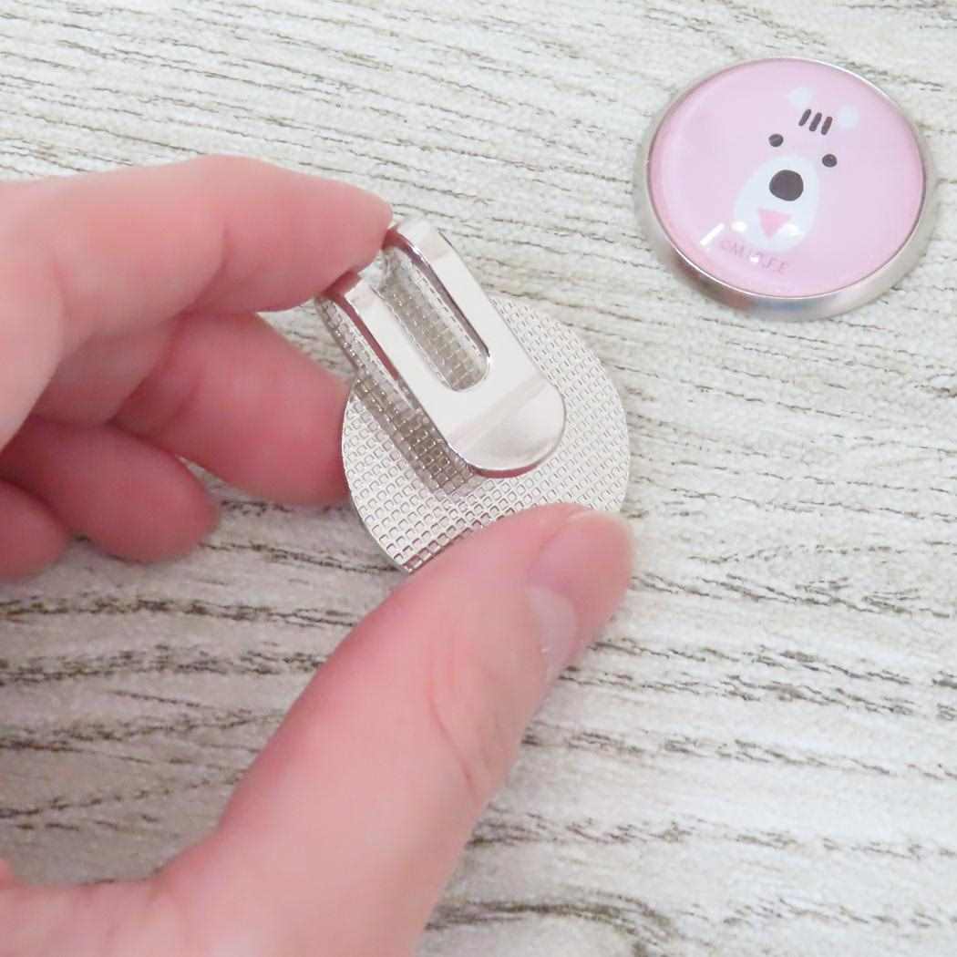 ガラスゴルフマーカー ゴルフ用品 ぼのぼの シマリスくん 金正陶器 ゴルフ雑貨