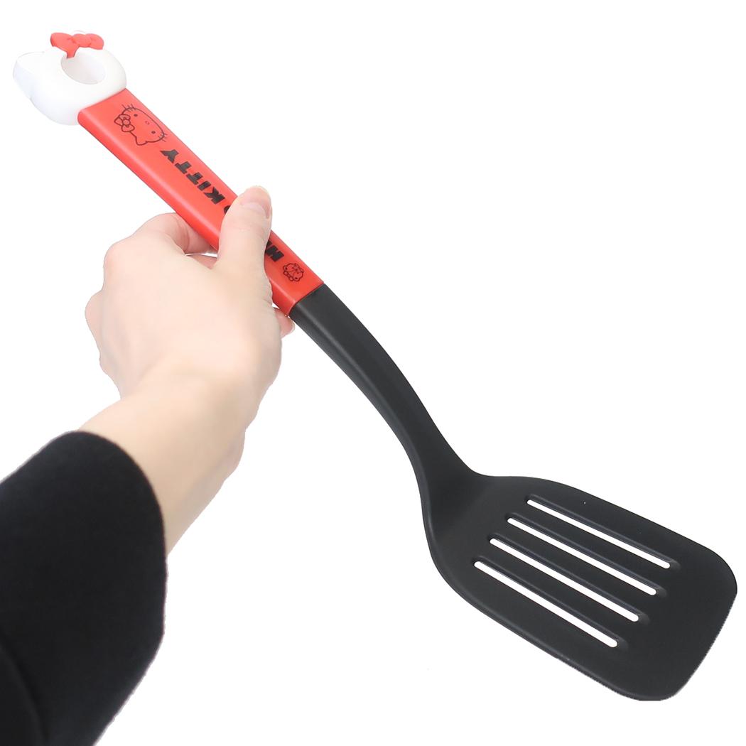 穴あきターナー フライ返し ハローキティ ハローキティ&タイニーチャム サンリオ スケーター 調理器具