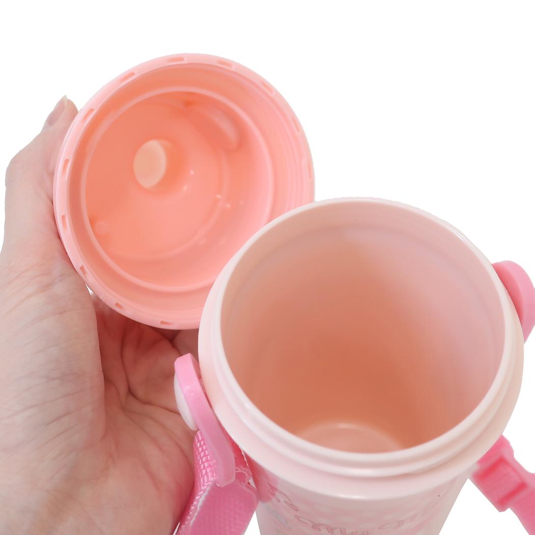 抗菌直飲プラボトル 水筒 マイメロディ ビッグリボン サンリオ スケーター ワンタッチ 480ml