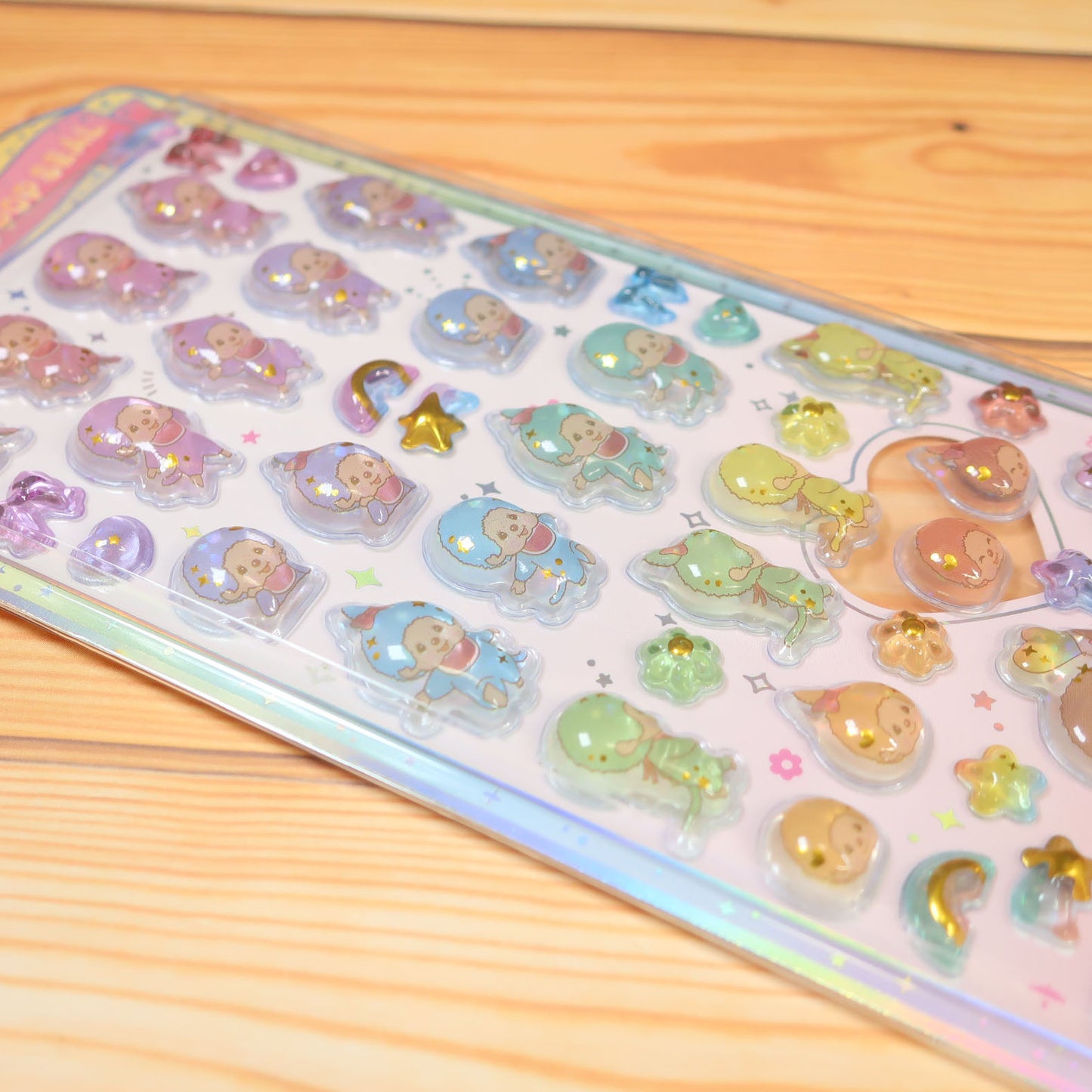 モンチッチ シールシート うるちゅるポップシール カラフル デコレーション デコシール クラックス