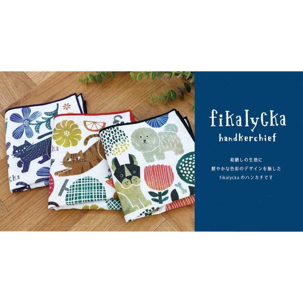 fikalycka ミニタオル ハンカチ 犬 デコレ プレゼント 吸水性 速乾性 グッズ メール便可 シネマコレクション