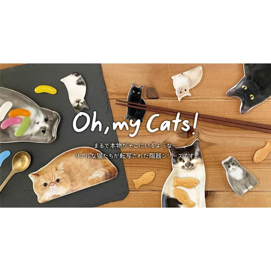 リアルキャット箸置き チョップスティックレスト ミックス ねこ デコレ ギフト雑貨 プレゼント メール便可