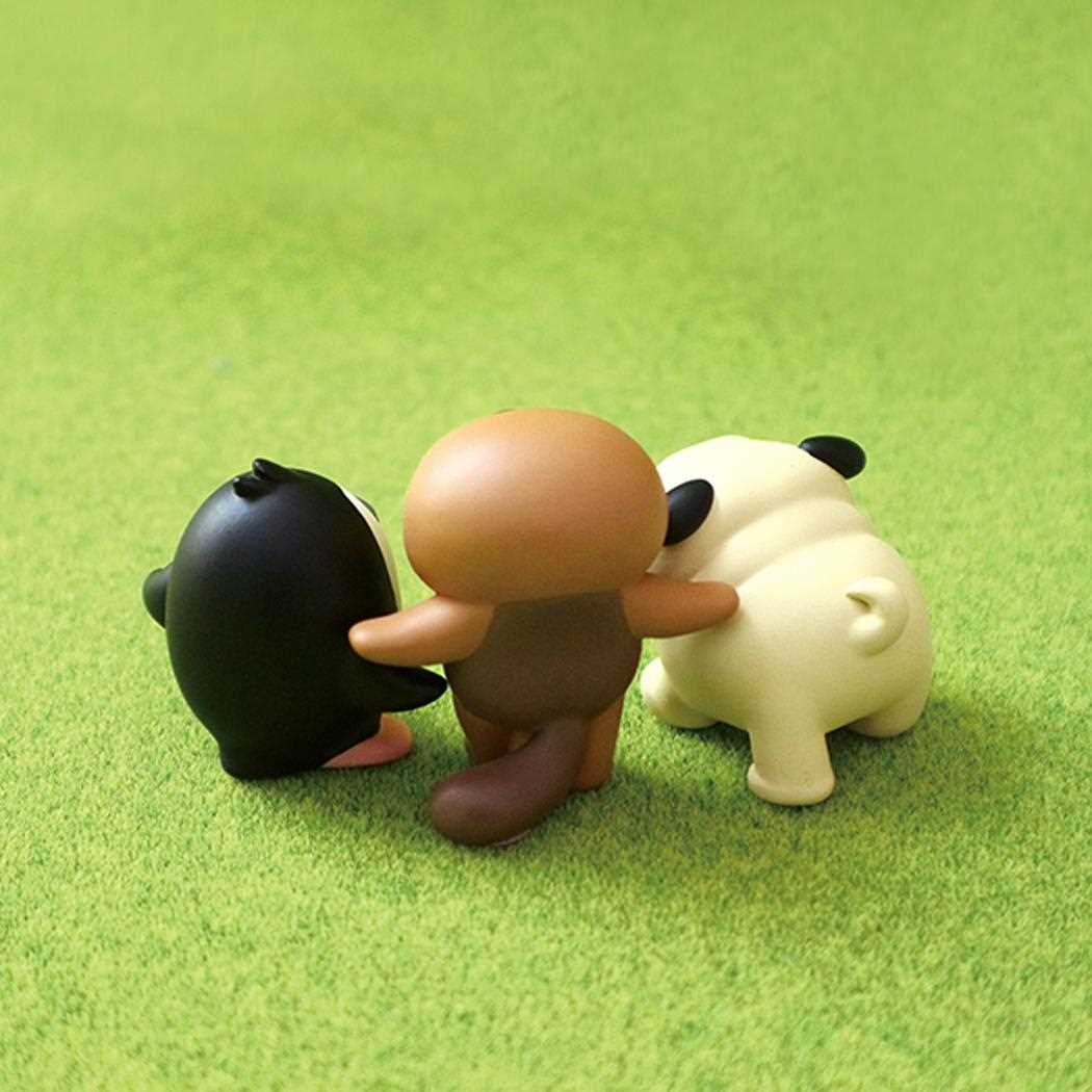 おさんぽ ヒゲラッコ マスコット HIGE RACCO デコレ インテリア かわいい プレゼント