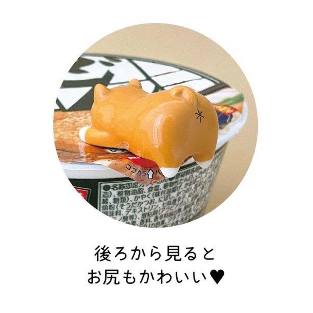 カップ麺のフタ留め箸置き 箸置き しば デコレ 蓋 押さえ かわいい