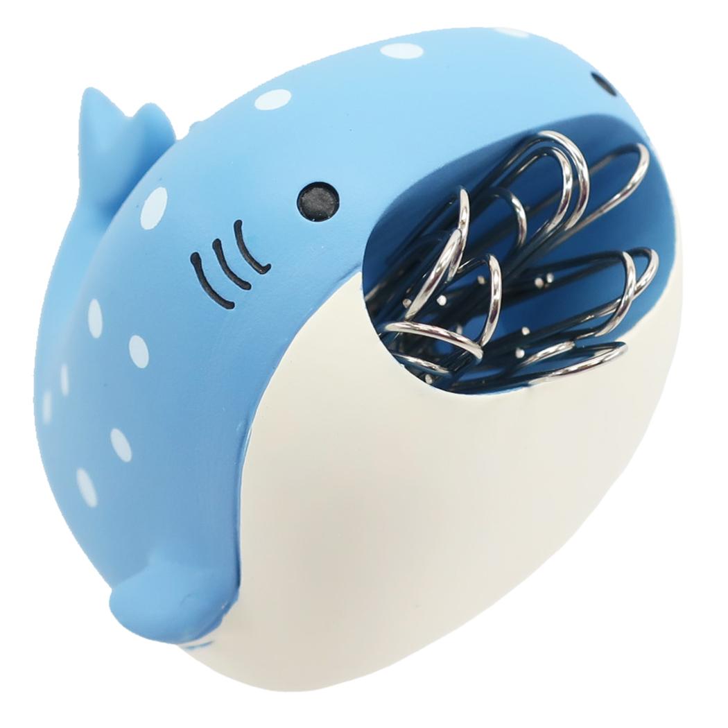 harapeko animal クリップ クリップホルダー じんべえざめ デコレ ジンベエザメ クリップケース 収納 インテリア雑貨 女性 かわいい プレゼント