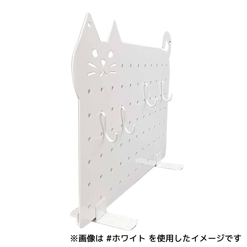 キッチン収納 ネコデコキッチン スチール 有孔ボード ホワイト デコレ
