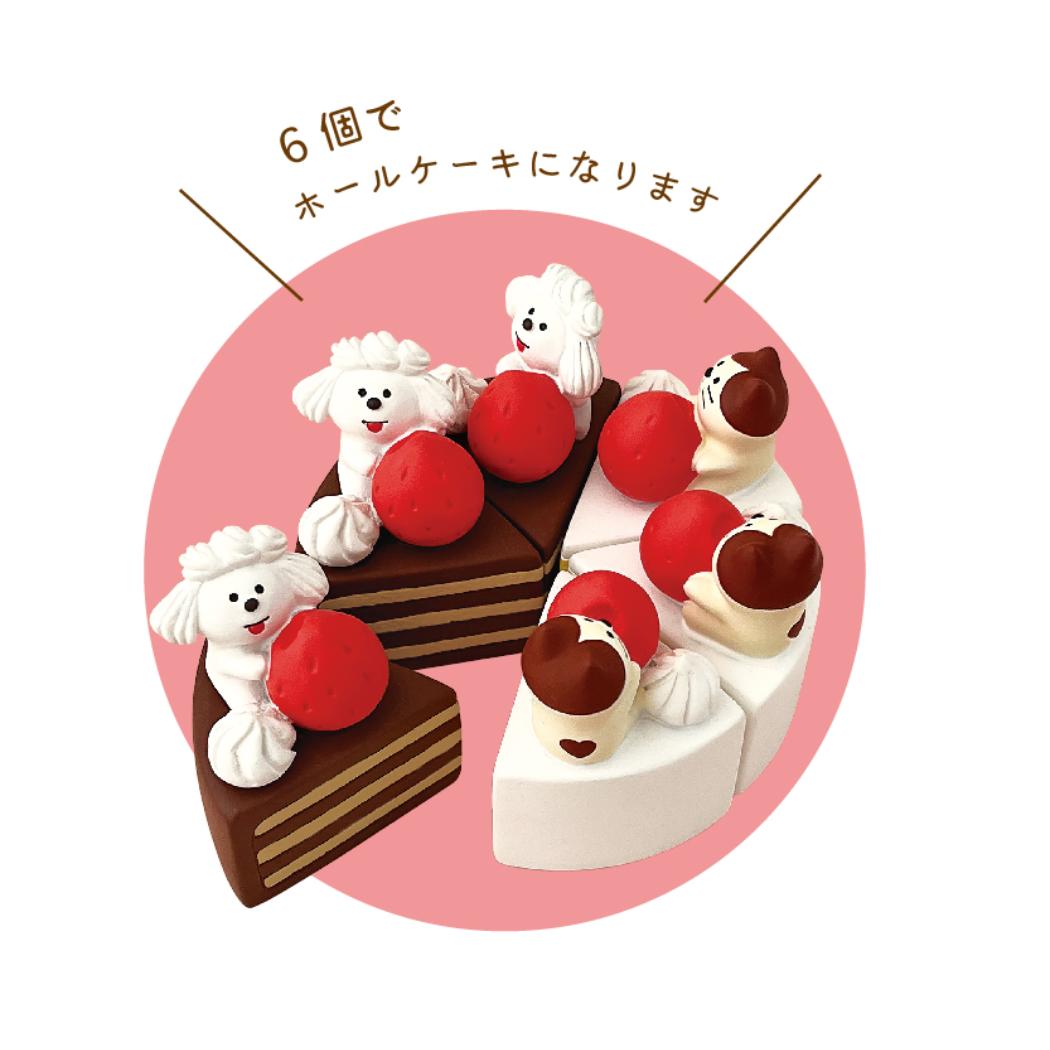 ちびねこ いちごケーキ マスコット コンコンスイーツパーラー デコレ プレゼント インテリア かわいい
