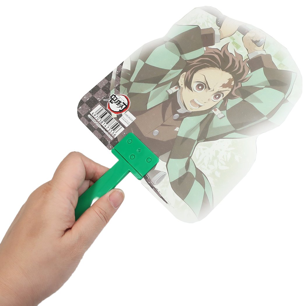 竈門炭治郎 ダイカット うちわ 鬼滅の刃 夏雑貨 少年ジャンプ エンスカイ プレゼント アニメメール便可