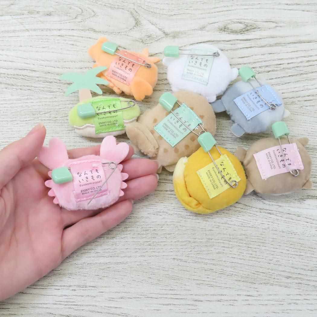 ふわふわバッジ バラエティ雑貨 なんでもいきもの ラッコ エンスカイ ぬいぐるみバッジ アクセサリー メール便可