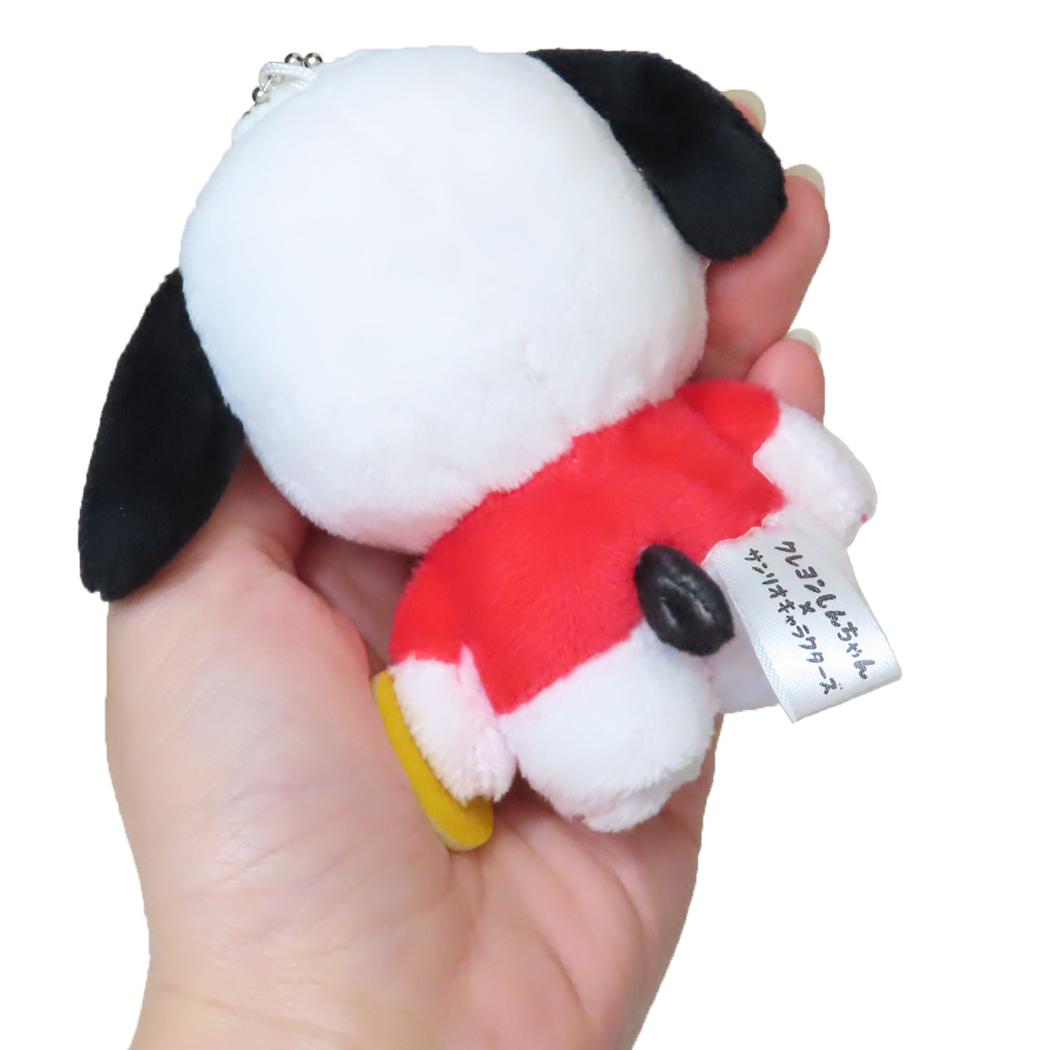 ぬいぐるみマスコット マスコット クレヨンしんちゃんxサンリオキャラクターズ ポチャッコ サンリオ エンスカイ ボールチェーン ミニぬいぐるみ