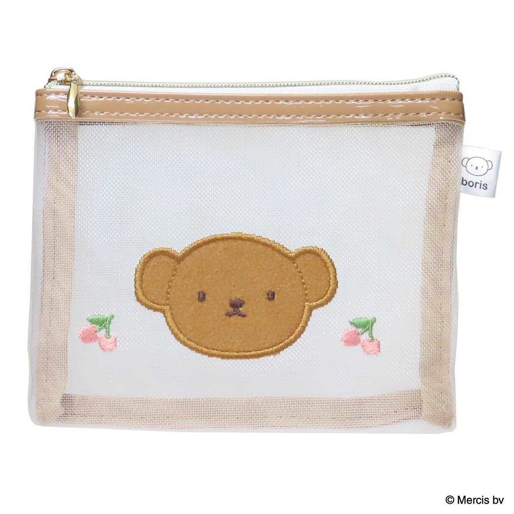 ミッフィー 平ポーチ ミニフラットポーチ BRUNA MESH ボリス ディックブルーナ エフエービージャパン 小物入れ コスメポーチ 絵本キャラクター グッズ メール便可 シネマコレクション