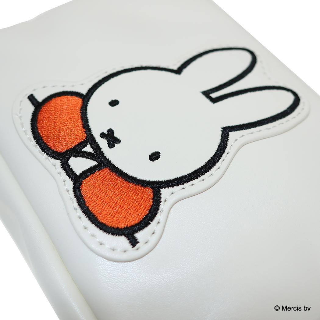 MIFFY PATCH スクエアポーチ コスメポーチ ミッフィー ブルーナレッド ディックブルーナ エフエービージャパン 小物入れ メイクポーチ 絵本