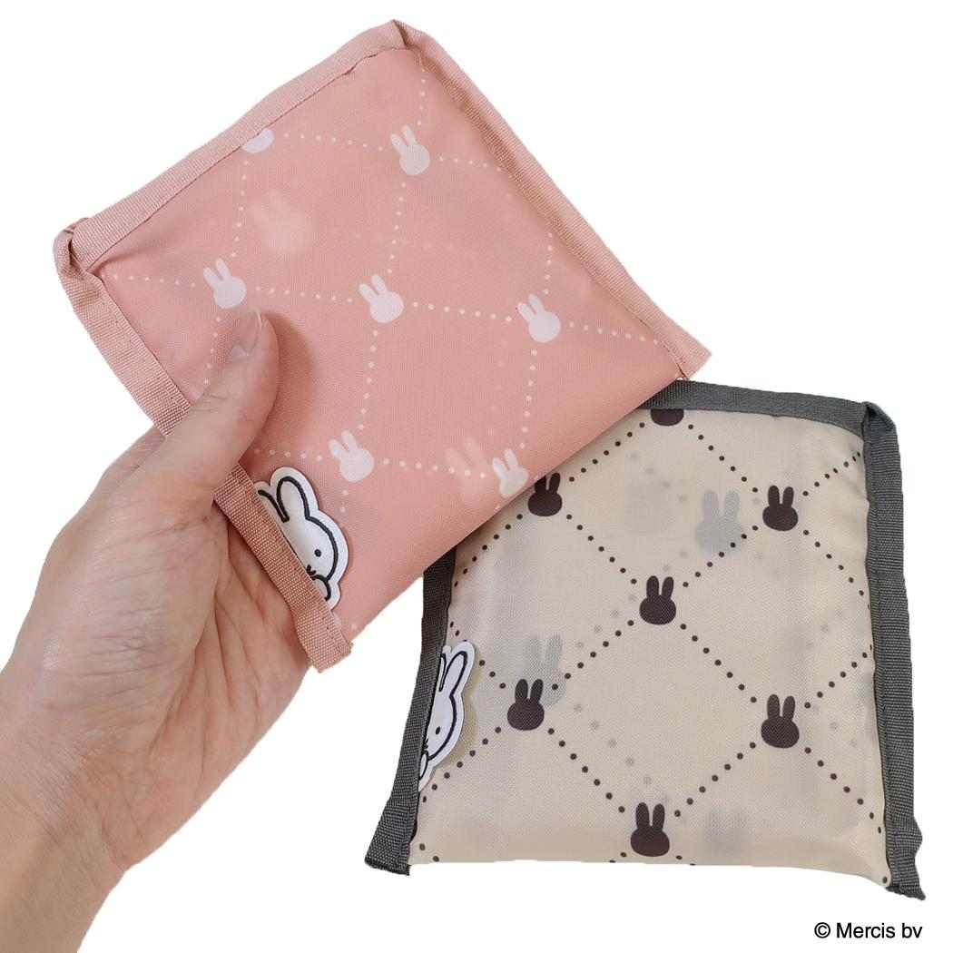 ミッフィー エコバッグ ショッピングバッグS QUILTING PRINT ピンク ディックブルーナ エフエービージャパン