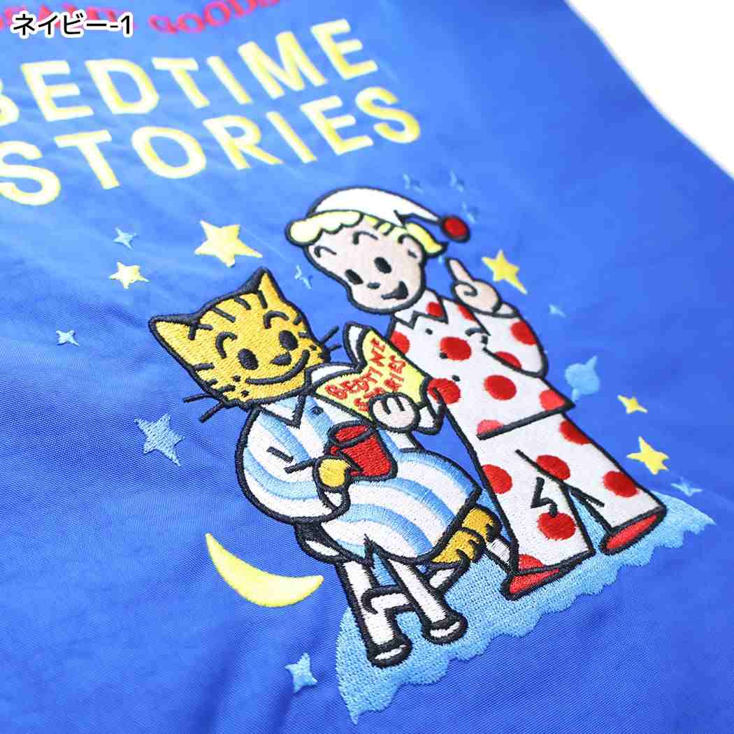 オサムグッズ エコバッグ 刺繍 ショッピングバッグ マイバッグ ネイビー-1 Osamu Goods エフエービージャパン