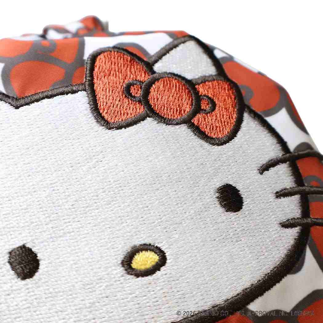 ハローキティ 巾着袋 巾着 HELLO KITTY RIBBON レッド サンリオ エフエービージャパン