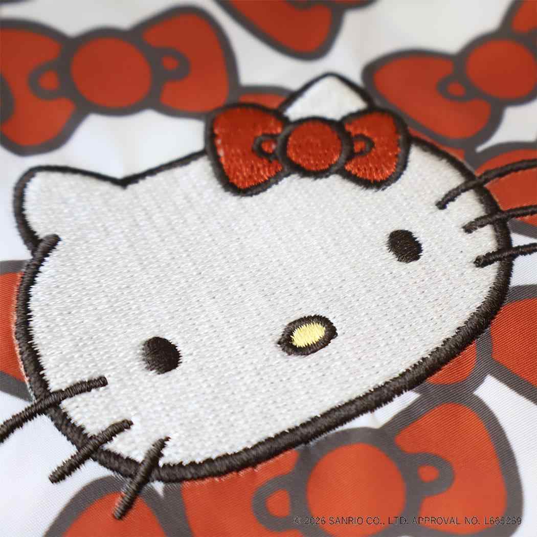 ハローキティ ミニポーチ ミニフラットポーチ HELLO KITTY RIBBON レッド サンリオ エフエービージャパン