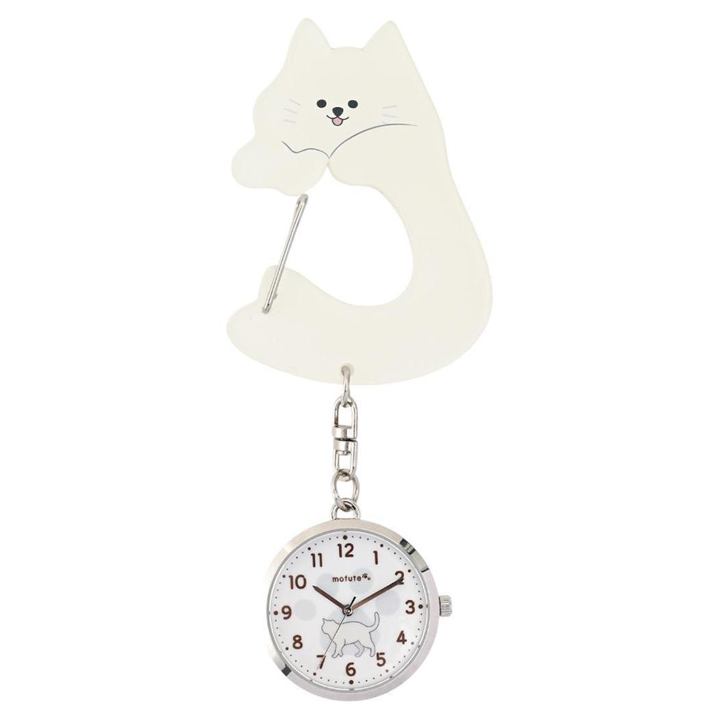 ぽてにゃ キーホルダー時計 キーチェーンウォッチ WH ねこ フィールドワーク 女性 かわいい グッズ メール便可 シネマコレクション