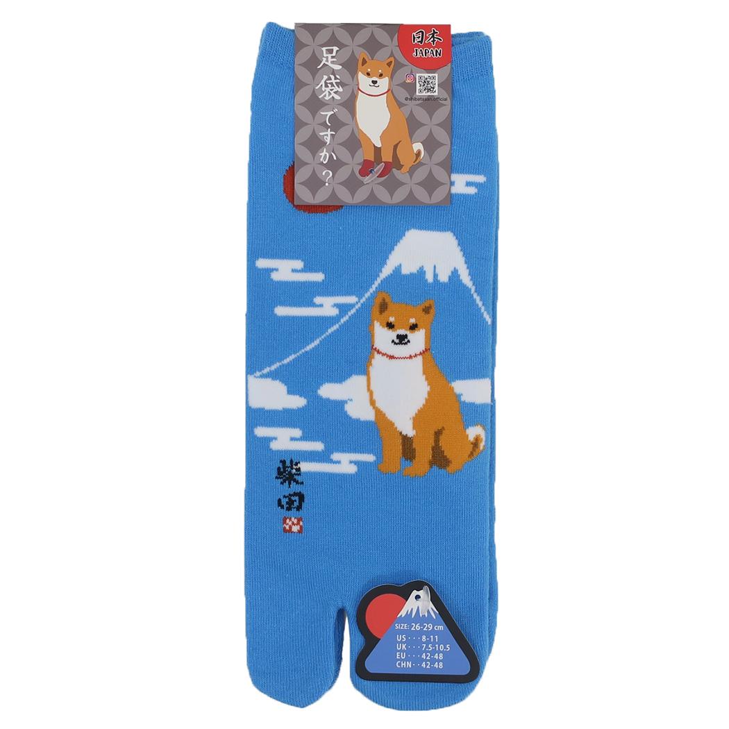 足袋ソックス M 男性用靴下 柴田さん にほんのしばたさん フレンズヒル 26-29cm 柴犬 大人用靴下 メール便可