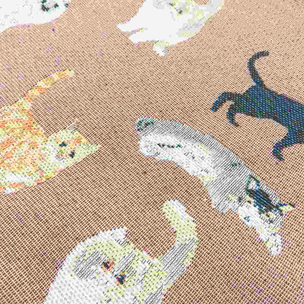 きんちゃくポーチ 巾着 メニーキャット オレンジ ねこ フレンズヒル 小物入れ かわいい メール便可