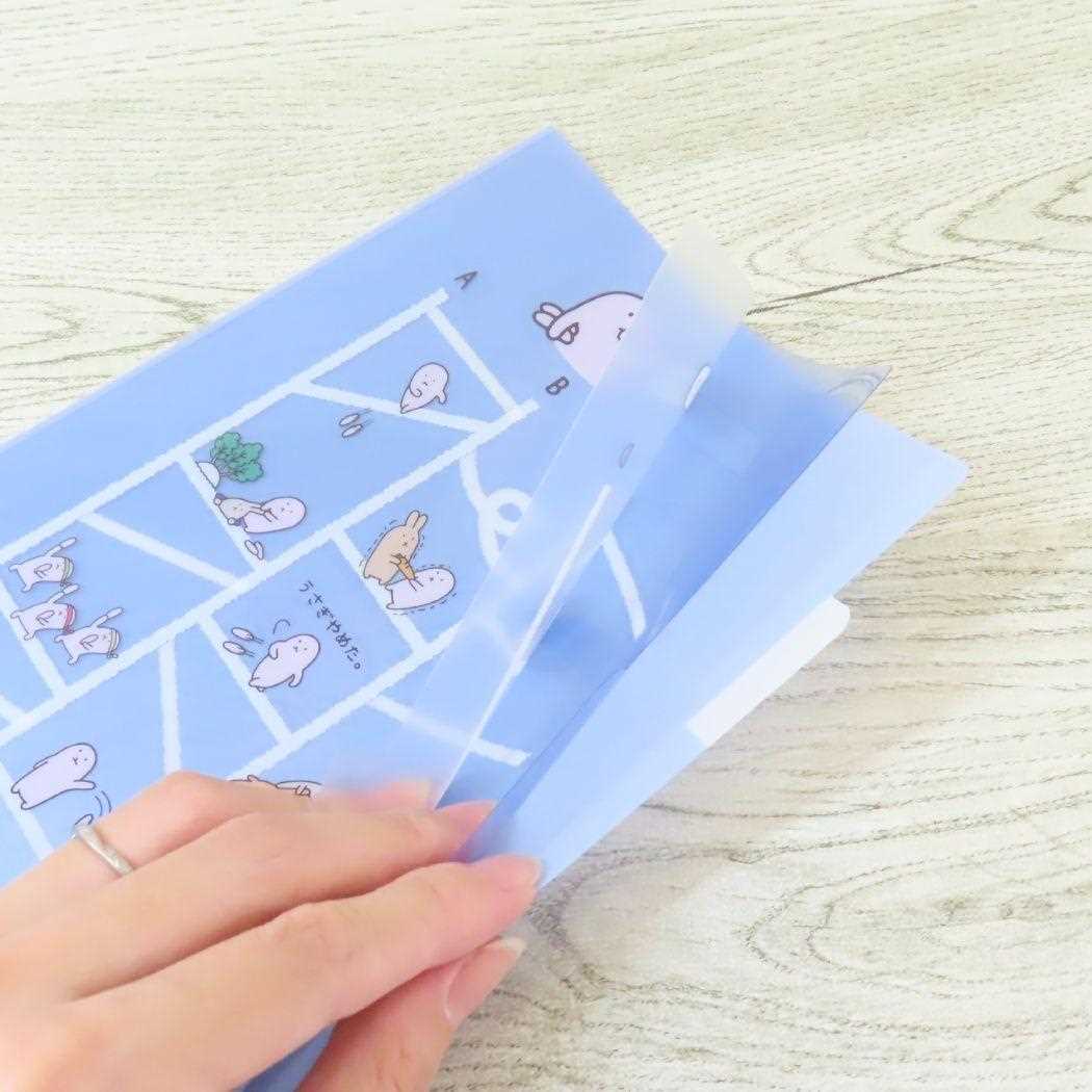 ポケット付きA5クリアファイル ポケットファイル usagino クリエイターズサーカス フロンティア 新学期準備文具 ミニファイル CREATORS CIRCUS メール便可