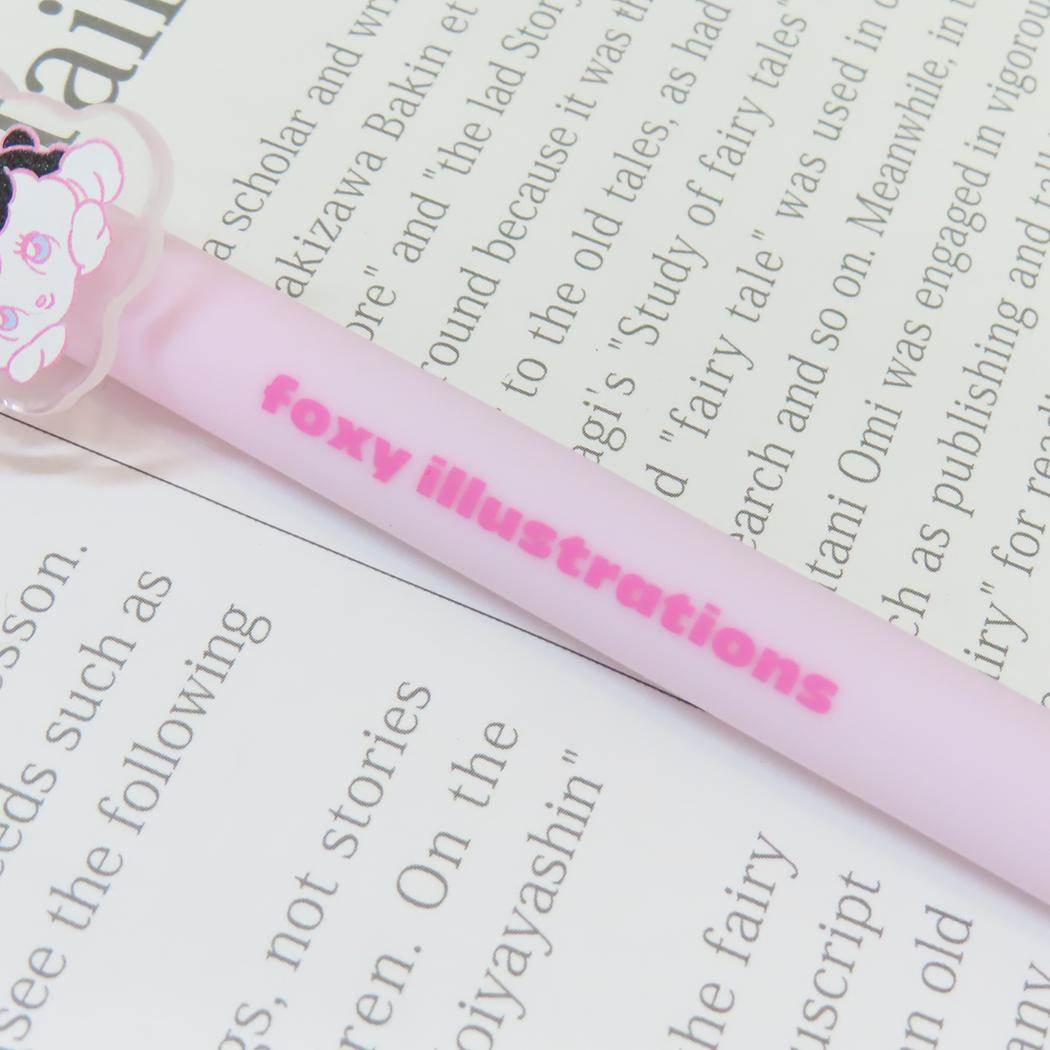 ノック式ボールペン 0.7mm ボールペン foxy illustrations クリエイターズサーカス フロンティア 新学期準備文具 CREATORS CIRCUS メール便可