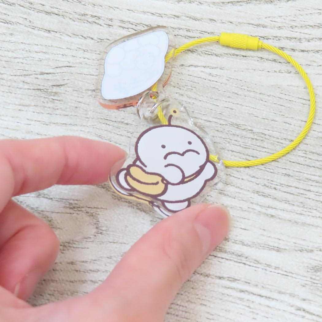 アクリルキーリング キーホルダー ぽころチャレンジ クリエイターズサーカス フロンティア プレゼント アクキー CREATORS CIRCUS メール便可