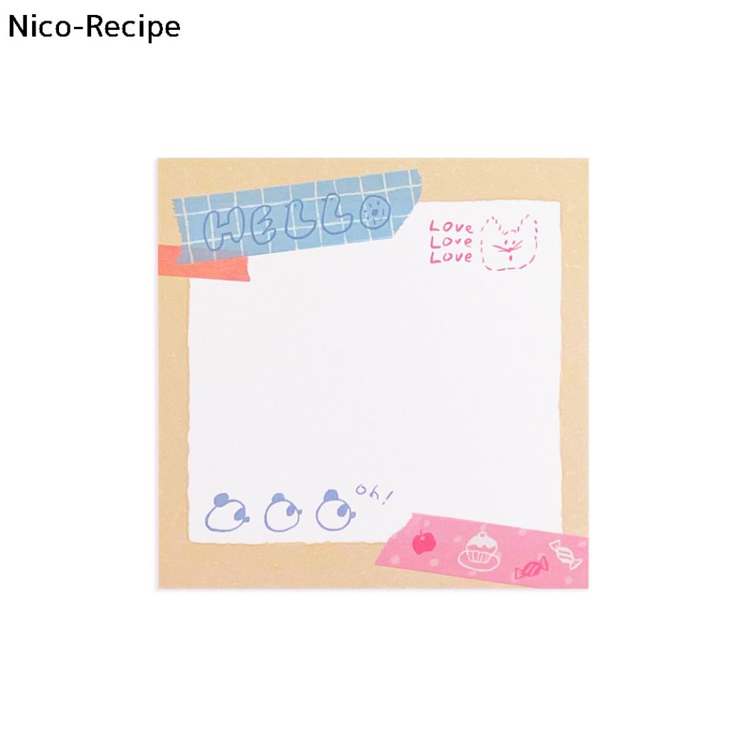 CREATORS CIRCUS クリエイターズサーカス 付箋 ふせん vol.7 Nico-Recipe フロンティア