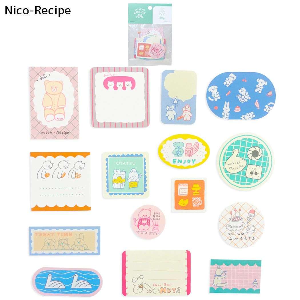 CREATORS CIRCUS クリエイターズサーカス シール フレークシール vol.7 Nico-Recipe フロンティア